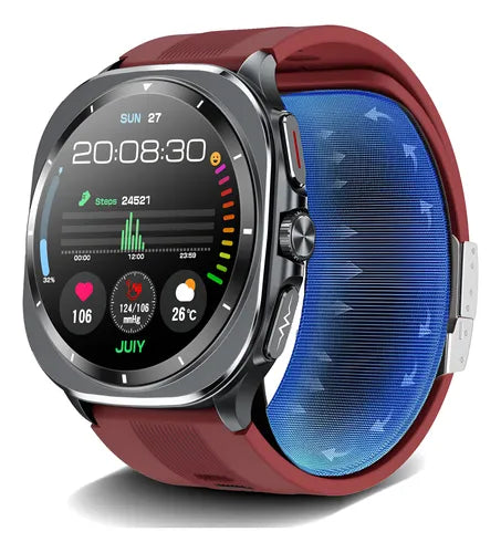 AI PRO WATCH™ S24 ELITE – Smartwatch con Air Pump, ECG y Llamadas BT