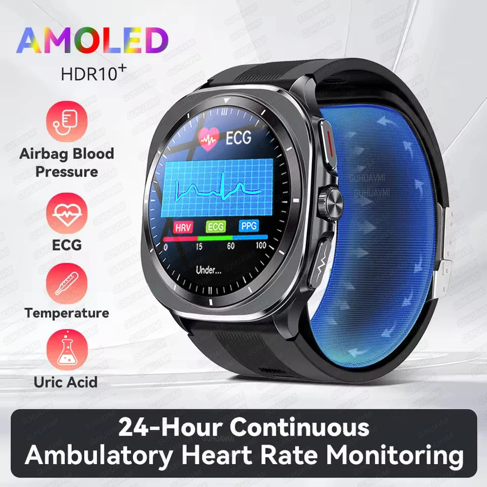 AI PRO WATCH™ S24 ELITE – Smartwatch con Air Pump, ECG y Llamadas BT