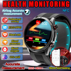 AI PRO WATCH™ S25 VELOX – Smartwatch con Air Pump y ECG+PPG