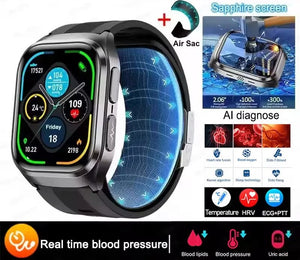 AI PRO WATCH™ S22 NOVA – AMOLED HD con ECG y Presión Precisa