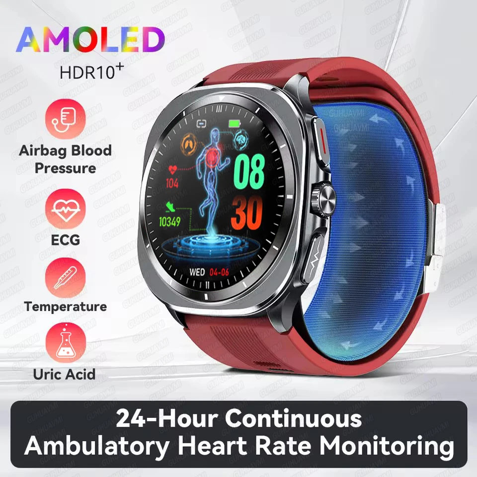 AI PRO WATCH™ S24 ELITE – Smartwatch con Air Pump, ECG y Llamadas BT