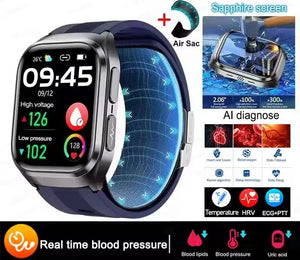 AI PRO WATCH™ S22 NOVA – AMOLED HD con ECG y Presión Precisa