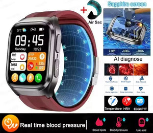 AI PRO WATCH™ S22 NOVA – AMOLED HD con ECG y Presión Precisa
