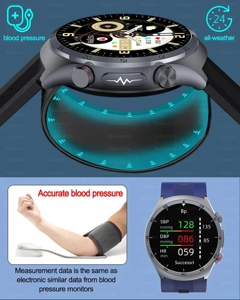 AI PRO WATCH™ S25 VELOX – Smartwatch con Air Pump y ECG+PPG